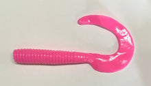 Load image into Gallery viewer, 8" CURL TAIL GRUB,STRIPED BASS,BLUES,COD,FLUKE,PIKE, MUSKY,Bubblegum (15)