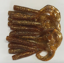 Load image into Gallery viewer, 8" CURL TAIL GRUB,STRIPED BASS,BLUES,COD,FLUKE,PIKE, MUSKY, Root Beer (15)