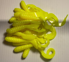 Load image into Gallery viewer, 4” Curl Tail Grub, Curly Tail Grub, Twister Tail,  5 Colors