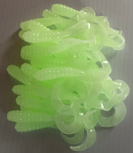 Load image into Gallery viewer, 4” Curl Tail Grub, Curly Tail Grub, Twister Tail,  5 Colors