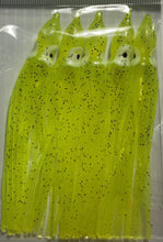 Load image into Gallery viewer, 4.8” Squid Skirts, Hoochie Skirts, Octopus Skirts