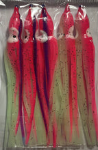 Load image into Gallery viewer, 4.8” Squid Skirts, Hoochie Skirts, Octopus Skirts