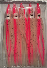 Load image into Gallery viewer, 4.8” Squid Skirts, Hoochie Skirts, Octopus Skirts