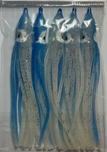 Load image into Gallery viewer, 4.8” Squid Skirts, Hoochie Skirts, Octopus Skirts