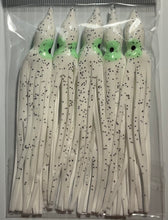 Load image into Gallery viewer, 4.8” Squid Skirts, Hoochie Skirts, Octopus Skirts