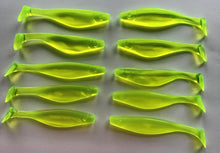 Load image into Gallery viewer, 5” Shad, Sassy Shad, Swimbait, Paddle Tail Shad(12)