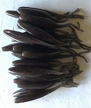 Load image into Gallery viewer, 5” Jerk Minnow, Swimbait, Fork Tail, Shad SMOKE RED FLAKE (25)