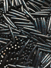 Load image into Gallery viewer, 2.75” NEDS, Ned Sticks, Finesse Sticks, Senko Style, BLUE BLACK 20