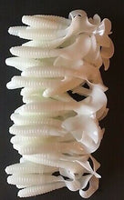 Load image into Gallery viewer, 5" Fat Grub,Curl tail Grub, Bass Lure, WHITE 50