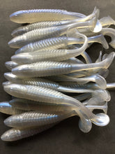 Load image into Gallery viewer, 5" Paddle Tail, Swim bait,Soft Plastic Bass Fishing Lure,Stripers Alewife 20