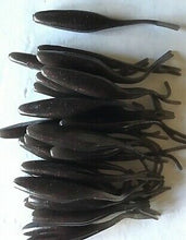 Load image into Gallery viewer, 5” Jerk Minnow, Swimbait, Fork Tail, Shad SMOKE RED FLAKE (25)