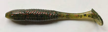 Load image into Gallery viewer, 3.5” SWIMMING MINNOW, PADDLE TAIL, SWIMBAIT, BASS LURE WATERMELON  (25)