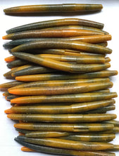 Load image into Gallery viewer, 5” Senko Style Bass Worms, Soft Plastic Bass Lure, CRAWFISH SWIRL 50