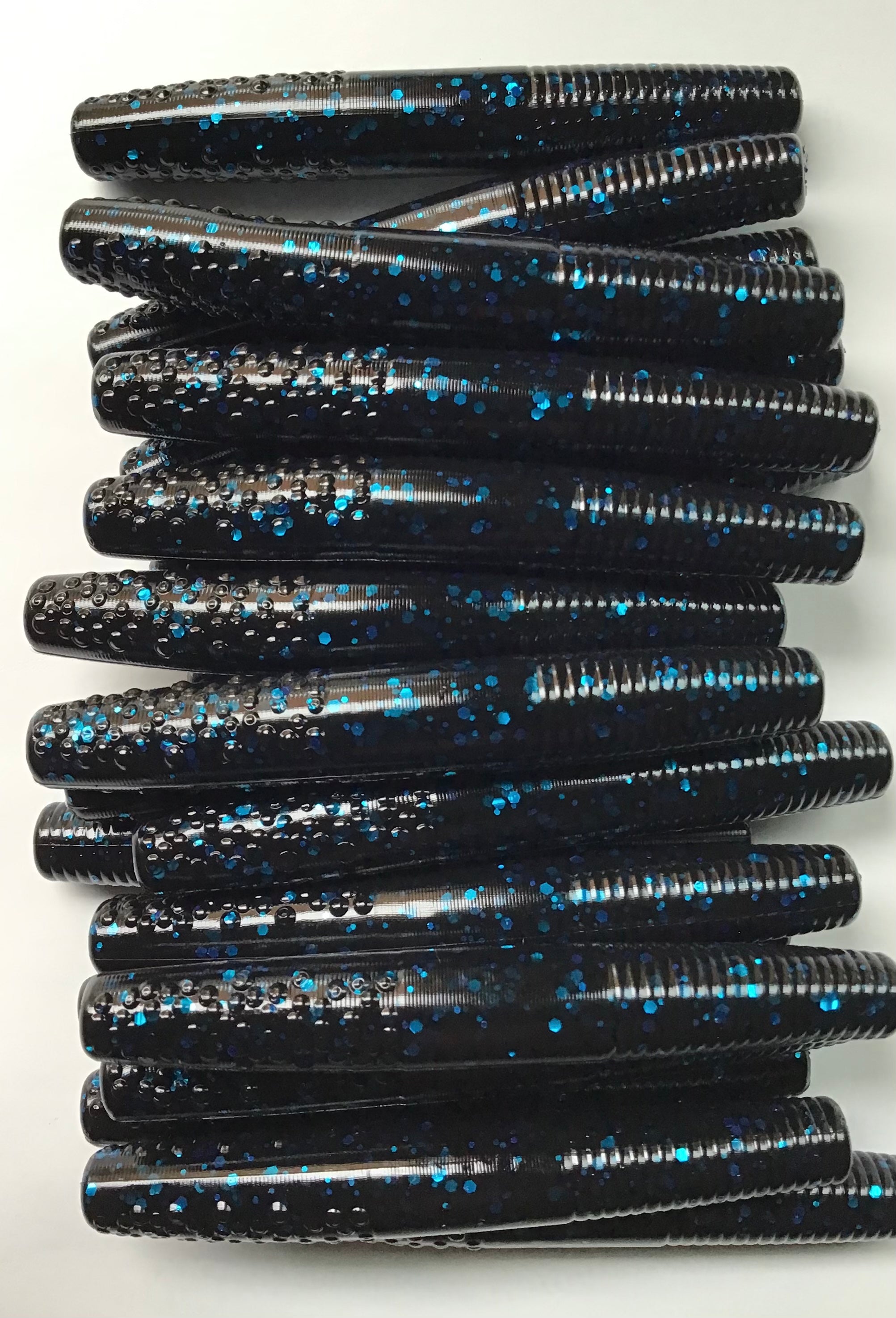 2.75” NEDS, Ned Sticks, Finesse Sticks, Senko Style, BLUE BLACK 20