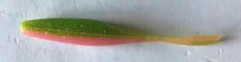 Load image into Gallery viewer, 5” Jerk Minnow, Swimbait, Shad, Fluke, Bass,Perch, Pickerel,Nuclear Chicken (25)