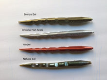 Load image into Gallery viewer, 9” GOT STYPER EELS, PINTAIL EELS, EELS (6 pack)