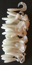Load image into Gallery viewer, 5" Fat Grub,Curl tail Grub, Bass Lure, WHITE 50