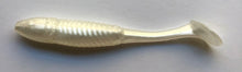 Load image into Gallery viewer, 3.5” SWIMMING MINNOW, PADDLE TAIL, SWIMBAIT, BASS LURE, PEARL (25)
