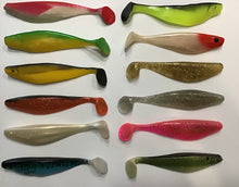 Load image into Gallery viewer, 6” Shad, Sassy Shad, Swim Bait, Paddle Tail
