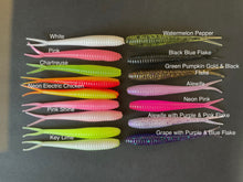 Load image into Gallery viewer, 4.25” Jerk Bait, Fork Tail, Hand Poured
