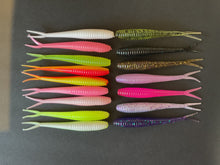 Load image into Gallery viewer, 4.25” Jerk Bait, Fork Tail, Hand Poured
