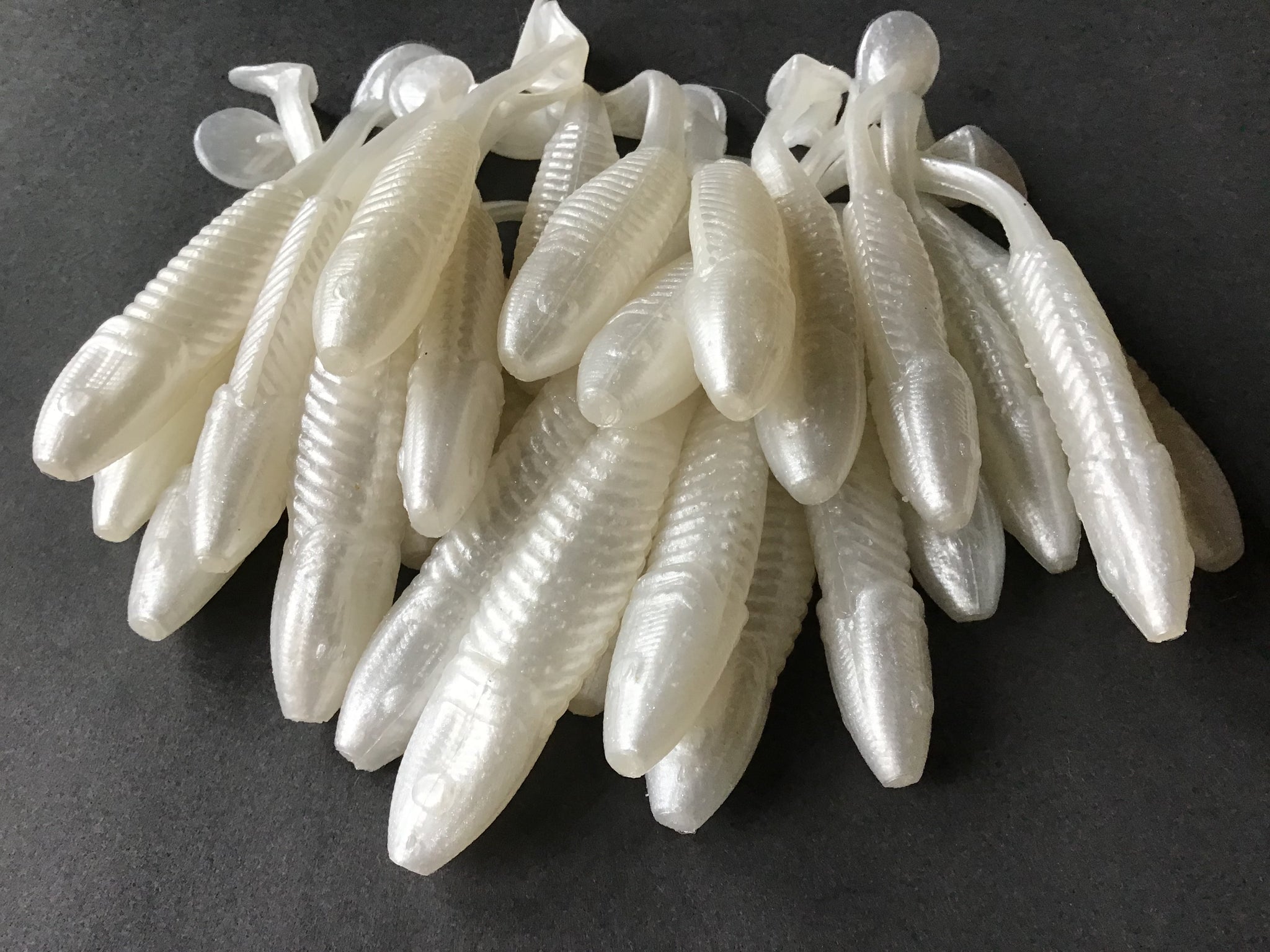 40 Pz Paddle T-Tail Shad Richiamo di Pesca Gomma Luminosa esca 40 Pz Paddle T-Tail Shad Richiamo di Pesca Gomma Luminosa esca